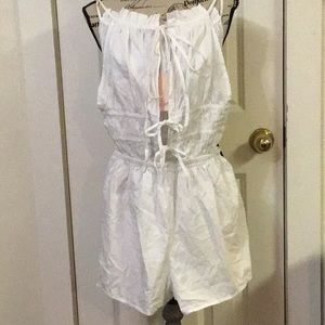 Missquided cotton poplin Romper